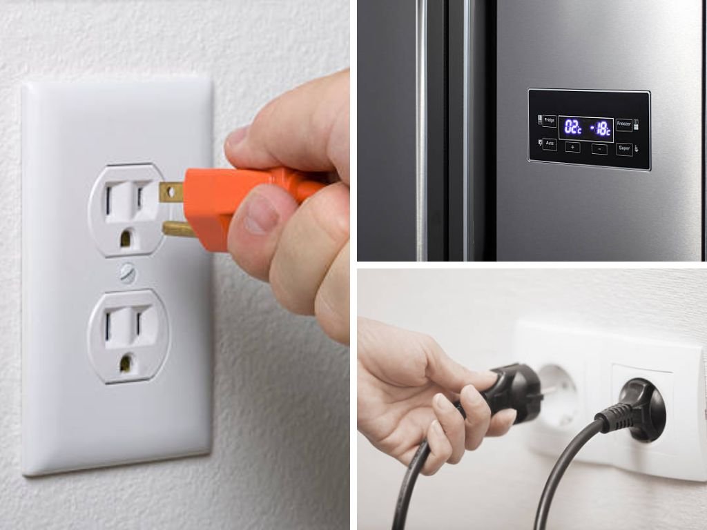 Rút điện và khởi động lại tủ lạnh