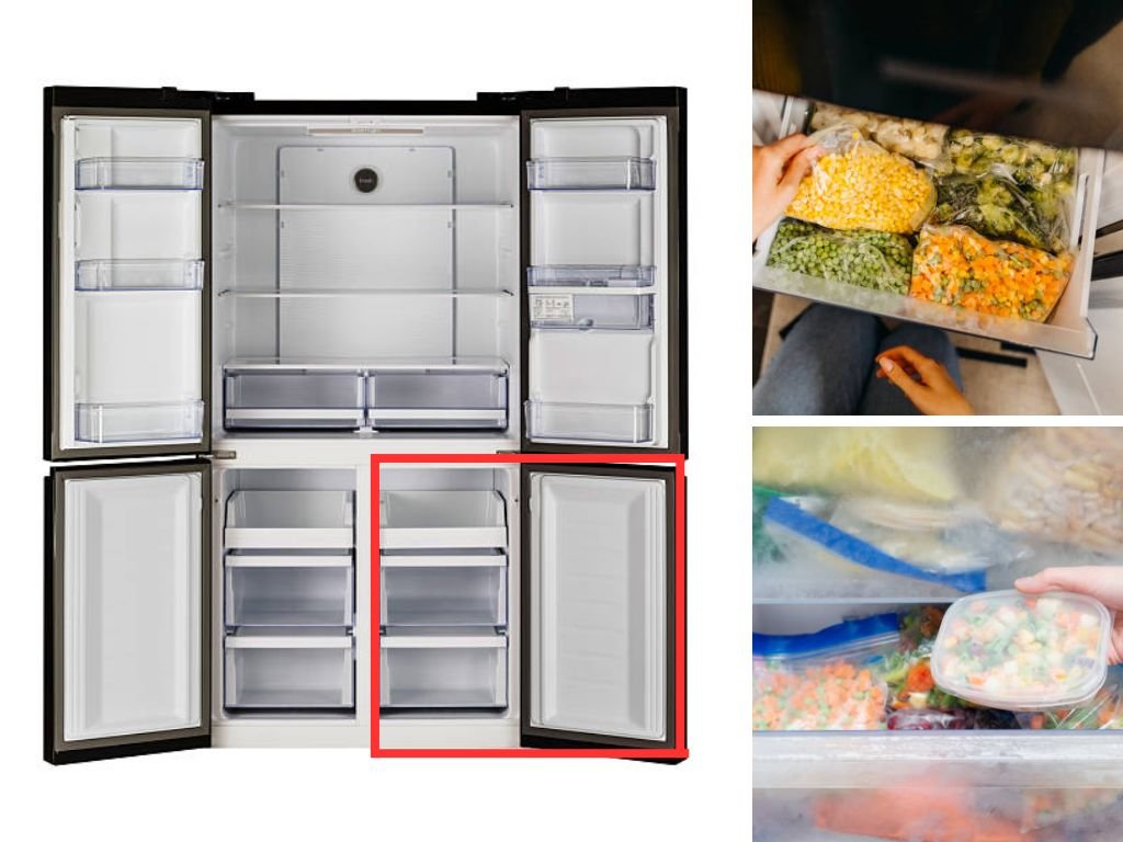 Bảo quản thực phẩm trong ngăn mềm tủ lạnh Samsung