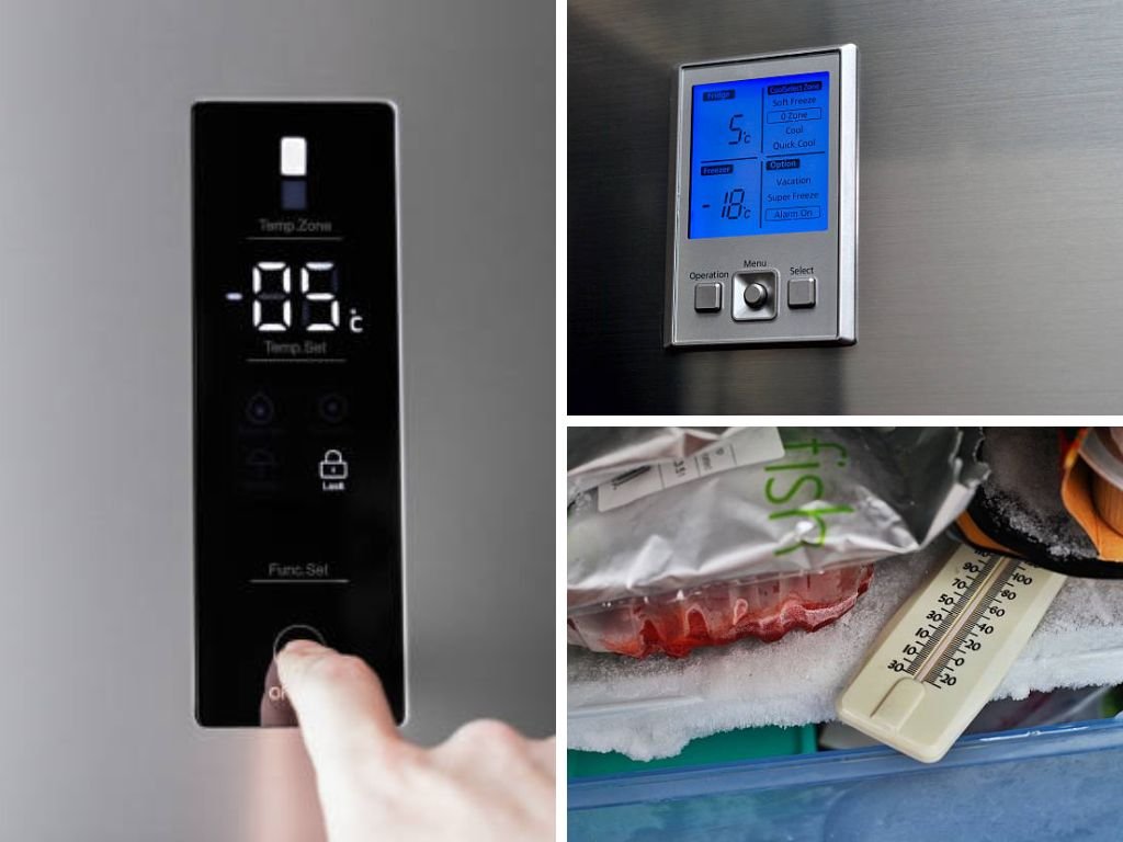 Nhiệt độ ngăn đông chưa cài đúng mức