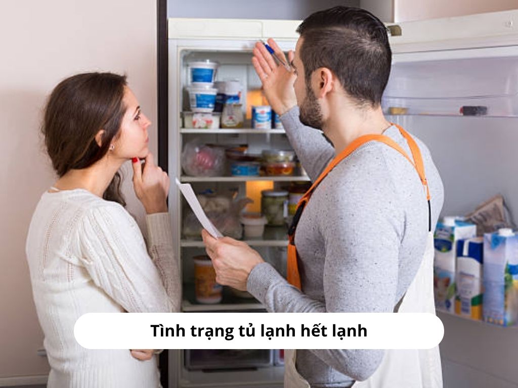 Tình trạng tủ lạnh hết lạnh