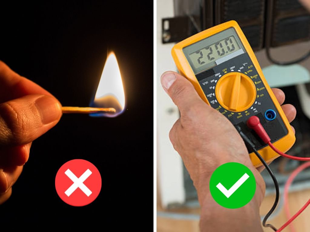 Tuyệt đối KHÔNG thử bằng que diêm 